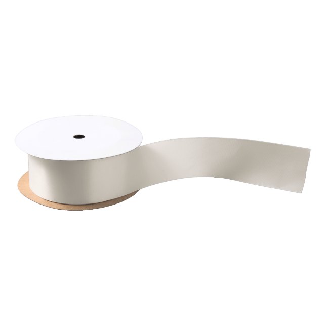 En Satin Beige Tendance avoine - Ruban satiné (Bobine)