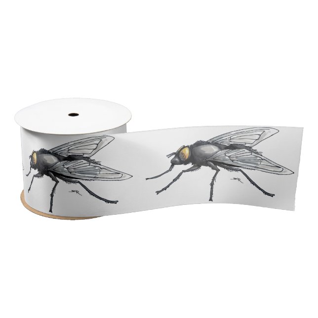 En Satin bobine de ruban blanc Fly Buddy (Bobine)