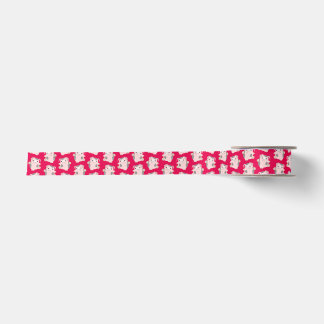 En Satin Cartoon Dancing Cute Cochon Répéter le ruban Motif