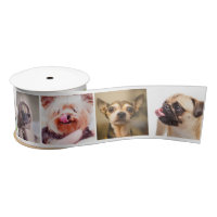 Chiens mignons OU vos photos ruban personnalisé
