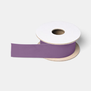 En Satin Chroma Textura - Ruban Prune
