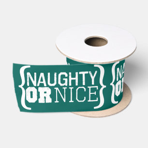 En Satin Couleurs de Personnaliser de Noël Ruban de Noël