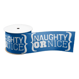En Satin Couleurs de Personnaliser de Noël Ruban de Noël