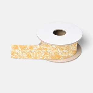 En Satin Élégant ruban de mariage   Enveloppe de bouquet nu