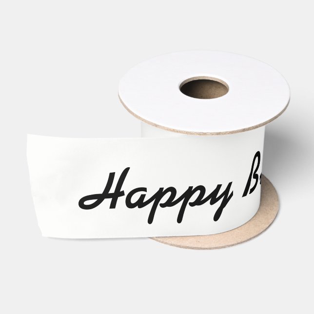 En Satin HAMbWG - Ruban satiné - Joyeux anniversaire (Bobine)