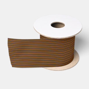 En Satin HAMbyWG - Ruban cadeau - Bande Brown dorée