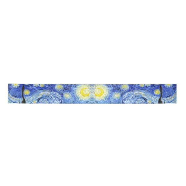 En Satin Le ruban d'impressionisme de Van Gogh de nuit (Devant)
