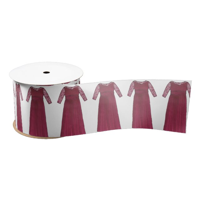 En Satin Mère de la mariée Groom Mariage robe ruban (Bobine)
