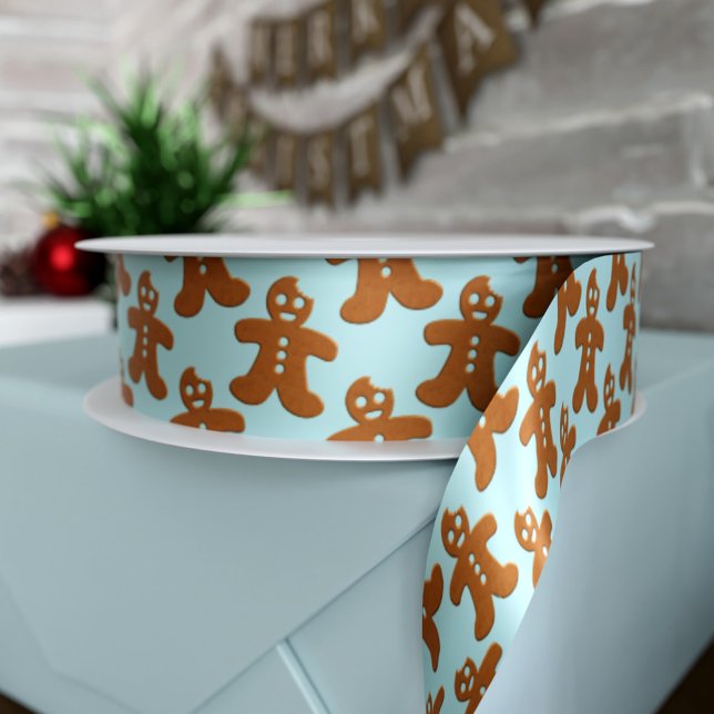 En Satin Pain d'épices Homme Motif Noël Vacances Ruban (Créateur téléchargé)