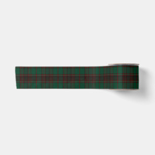 En Satin Ruban à carreaux tartan vert et rouge
