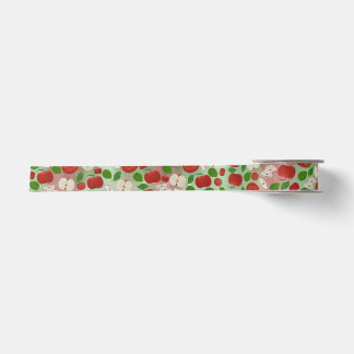 En Satin Ruban à motif de pomme dessiné à la main - Moderne