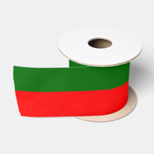 En Satin Ruban aux couleurs du drapeau portugais, patriotes