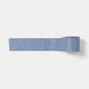 En Satin Ruban bleu strié