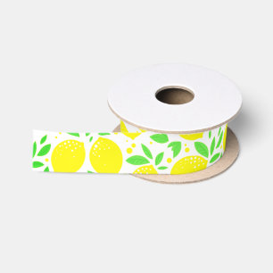 En Satin Ruban citron