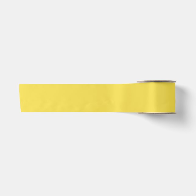 En Satin Ruban citron jaune (Devant)