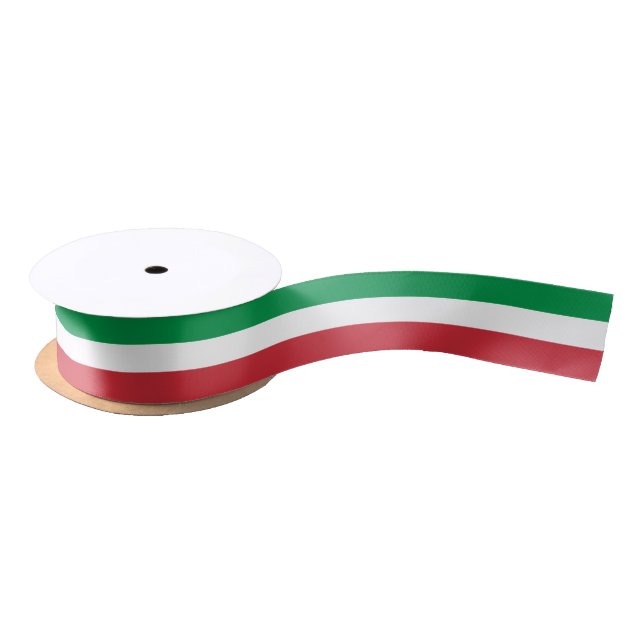 En Satin Ruban de cadeau de drapeau de l'Italie pour la (Bobine)