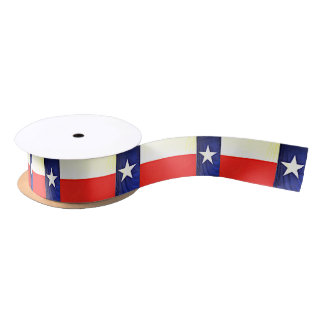 En Satin Ruban de drapeau du Texas