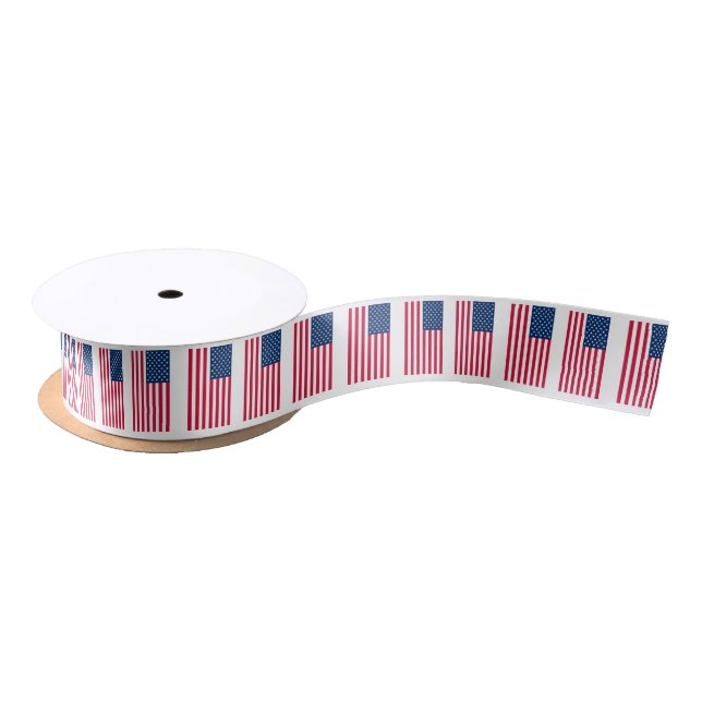 En Satin Ruban de drapeaux américains patriotiques (Bobine)