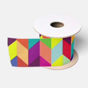 En Satin Ruban de Emballage Cadeau Moderne Élégant – Coloré