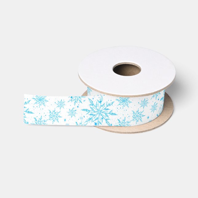 En Satin Ruban de flocons de glace de cristal de glace cong (Bobine)