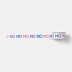 En Satin Ruban de Ho Ho Ho de fierté Bi