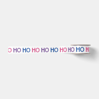 En Satin Ruban de Ho Ho Ho de fierté Bi