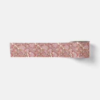 En Satin Ruban de kimono élégant à fleurs de prunier japona