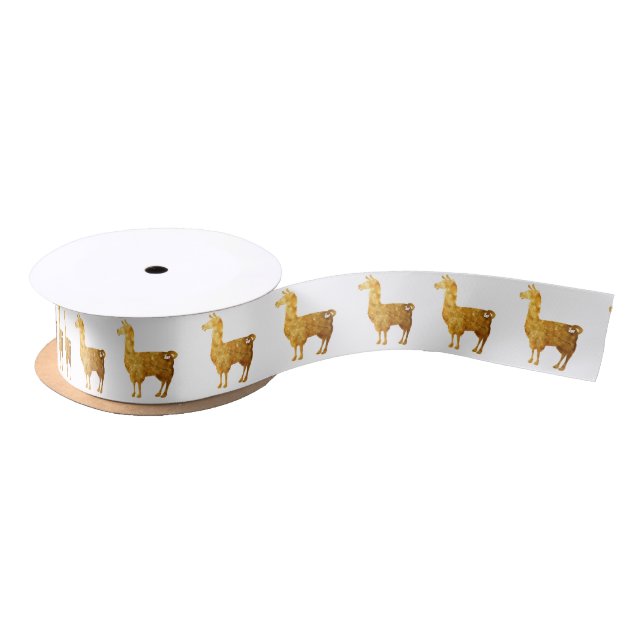 En Satin Ruban de lama d'or (Bobine)