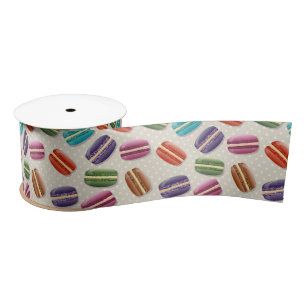 En Satin ruban de macarons