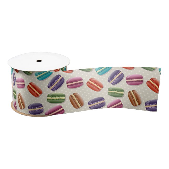 En Satin ruban de macarons (Bobine)