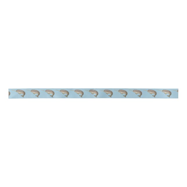 En Satin Ruban de Narwhal (Devant)