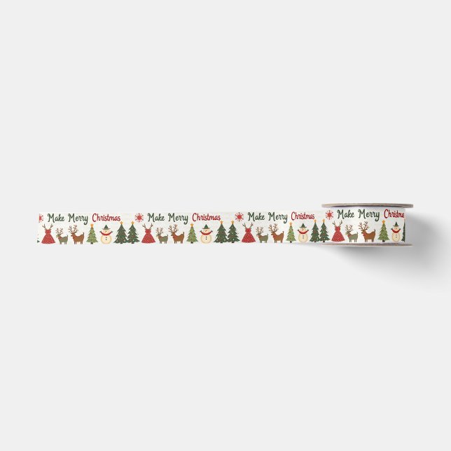 En Satin Ruban de Noël (Devant)