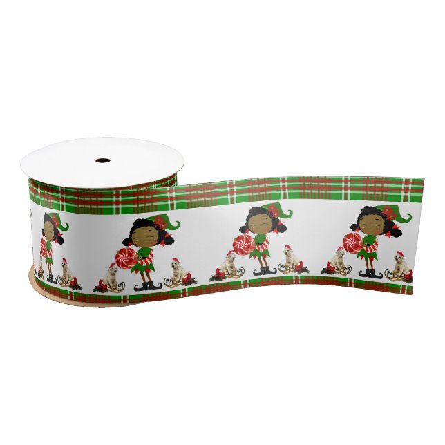 En Satin Ruban de Noël, Elfe Africain (Bobine)