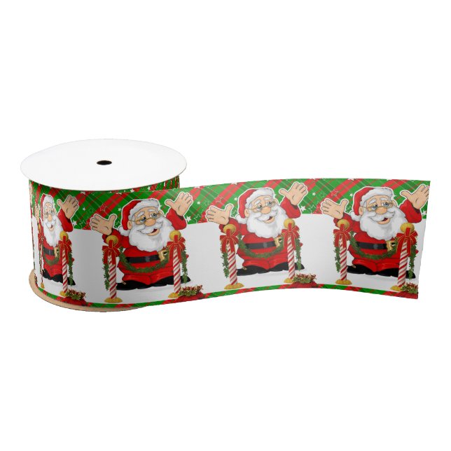 En Satin Ruban de Noël, Joyeux Noël Santa (Bobine)