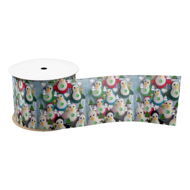 En Satin Ruban de Noël, Pingouin (Bobine)