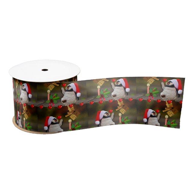 En Satin Ruban de Noël, Pingouin (Bobine)