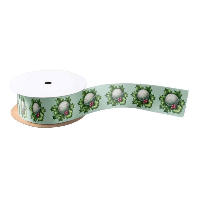 En Satin Ruban de Noël pour amateur de golf (Bobine)