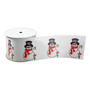 En Satin Ruban de Noël, Snowman