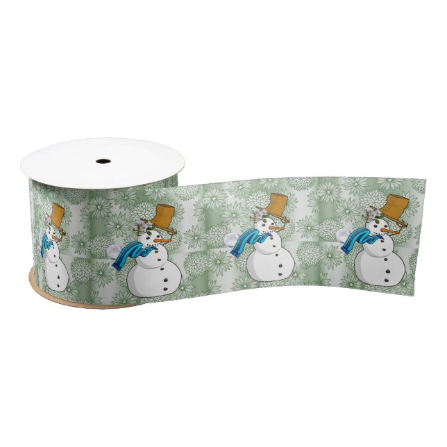 En Satin Ruban de Noël, Snowman (Bobine)