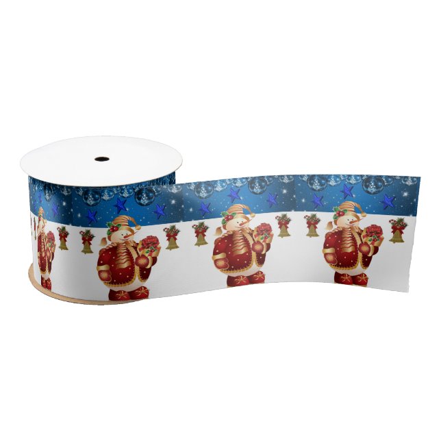 En Satin Ruban de Noël, Snowman (Bobine)
