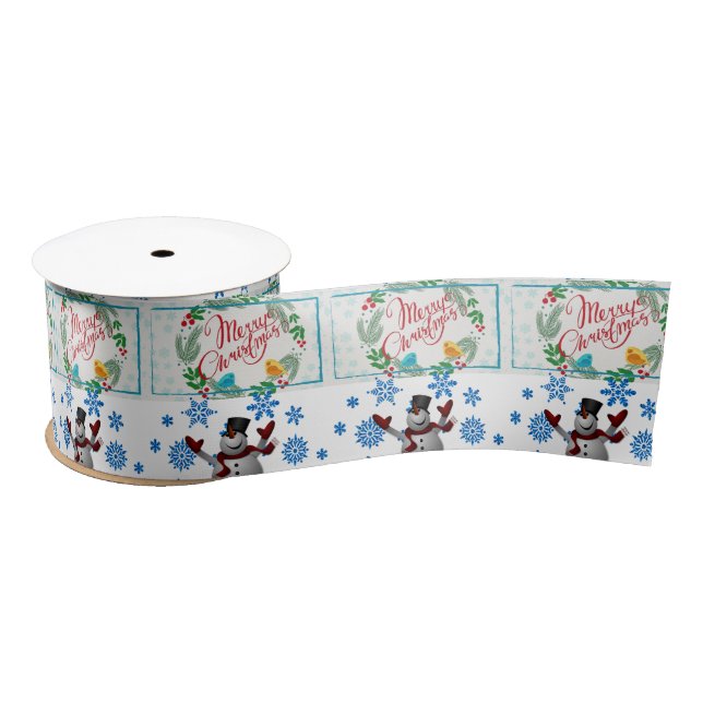 En Satin Ruban de Noël, Snowman (Bobine)