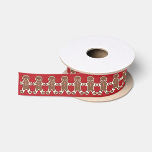 En Satin Ruban de pain d'épice rouge