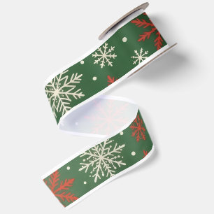 En Satin ruban de papier cadeau de Noël