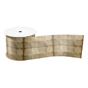 En Satin Ruban de papier parcheminé