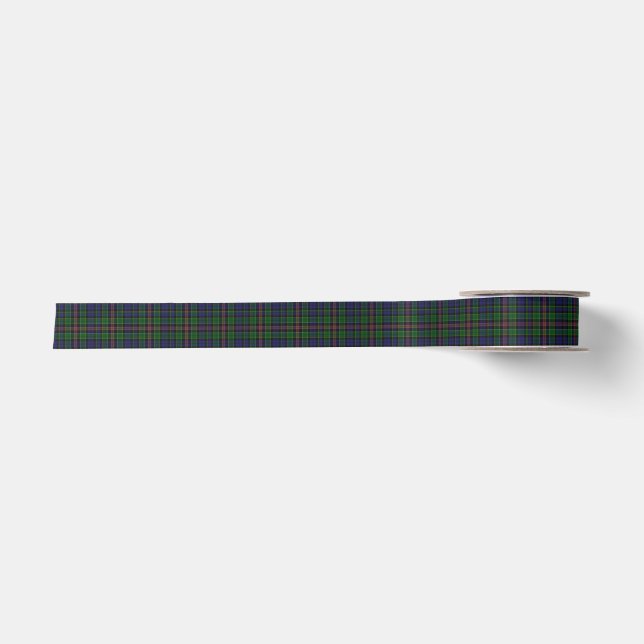 En Satin Ruban de plaid de tartan de clan d'Allison (Devant)
