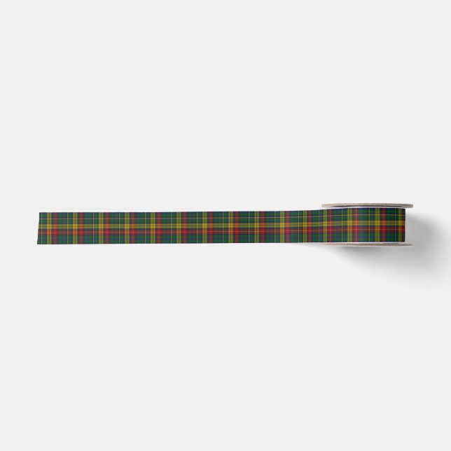 En Satin Ruban de plaid de tartan de clan de Buchanan (Devant)