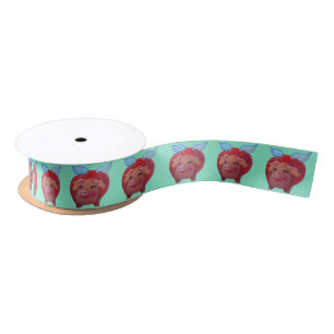 En Satin ruban de porc de vol