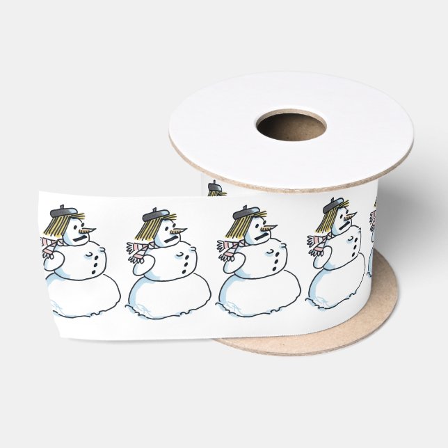 En Satin Ruban de Snowwoman (Bobine)