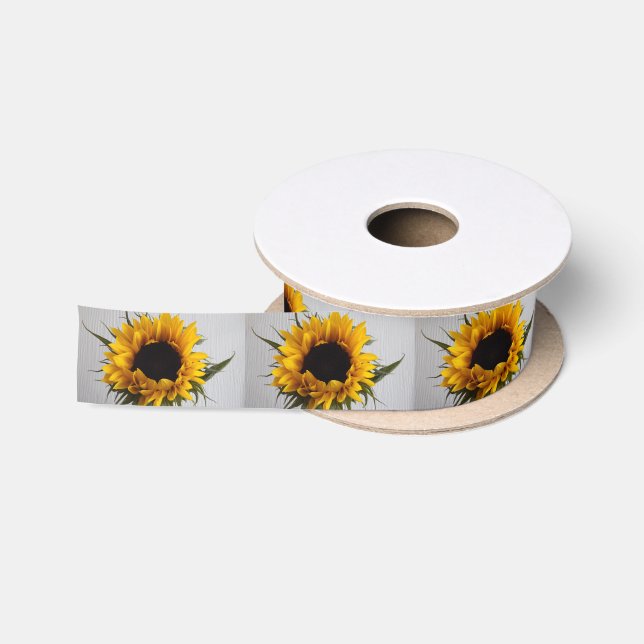 En Satin Ruban de tournesol (Bobine)