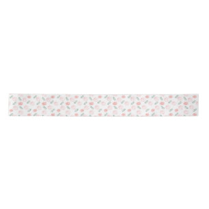 En Satin Ruban d'emballage cadeau rose Hydrangea